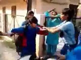 School Girls Cat Fighting