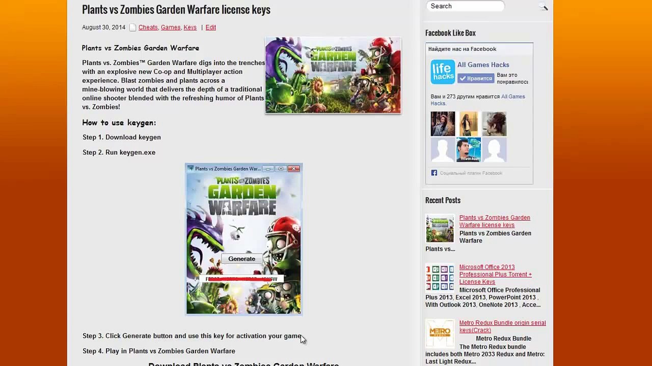 Plants vs Zombies Garden Warfare Full Game Download PC - telecharger pour PC gratuit_0