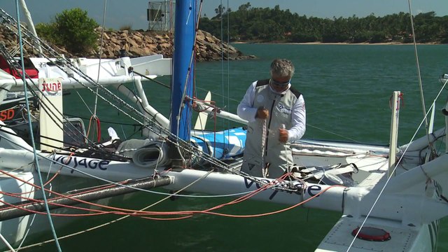 Yvan Bourgnon reprend la mer au départ du Sri Lanka