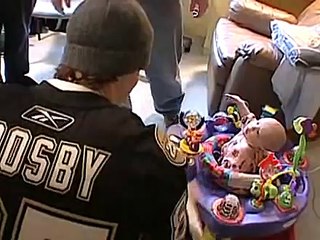 Sidney Crosby Visits the Children's Hospital of Pittsburgh