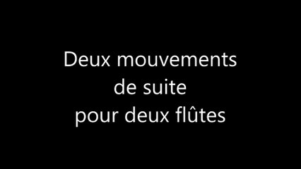 Giovanni Battista Bononcini - Suite pour deux flûtes