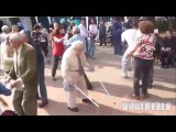 Wow!!! Old Man Dancing Furiously