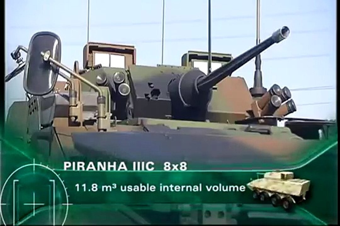 General Dynamics European Land Systems - Mowag Piranha IIIC Armoured Personnel Carrier 8x8 [480p]