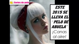 PELO BLANCO | Nueva Tendencia Cabello 2015 “GrannyHair”