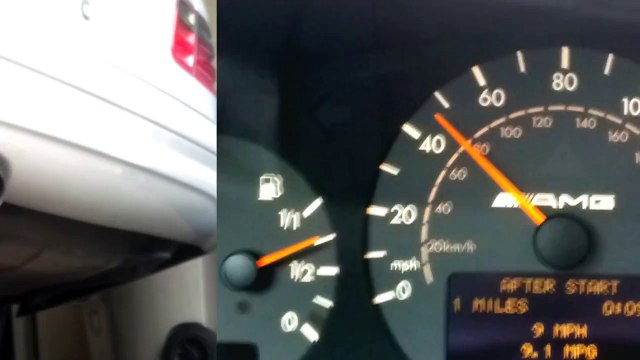 Brock Bowman - W210 Muffler Delete Before and After Mercedes E55 AMG