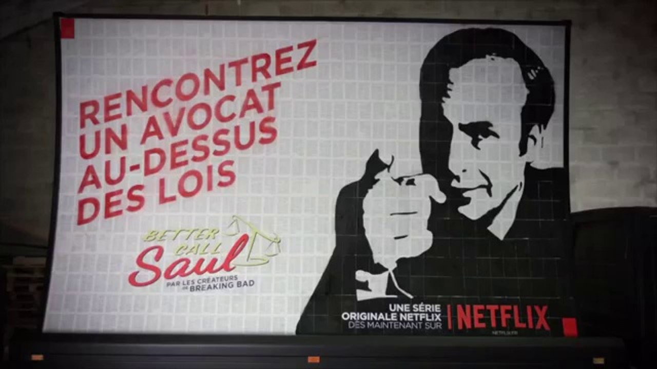 Ogilvy & Mather Paris pour Netflix - «Better call Saul» - avril 2015