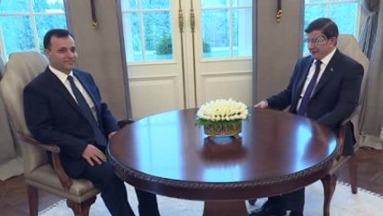 Davutoğlu, Anayasa Mahkemesi Başkanı Arslan'ı Kabul Etti