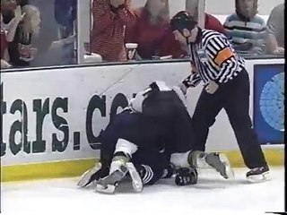 Ben Bishop Tornado Hockey Fight