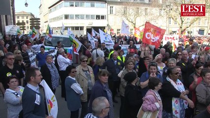 Nancy : des milliers de personnes dans la manif