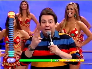 Quem Chega La: Joao Besouro Semifinal Domingao do Faustao 01/11/2009