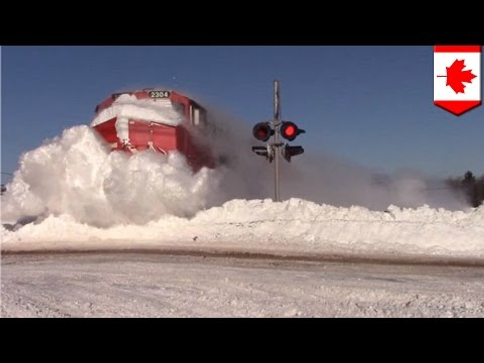 Transperceneige! La neige ne peut rien contre ce train canadien!