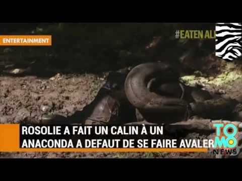 Paul Rosolie embrasse et fait un câlin à un anaconda, à défaut de se faire avaler.