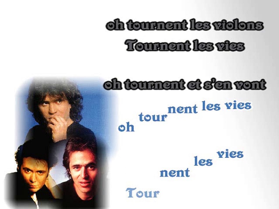 KARAOKE JEAN-JACQUES GOLDMAN - Tournent les violons