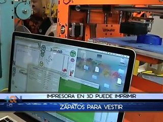 Impresora en 3D puede crear zapatos para vestir