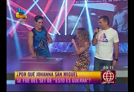Esto es guerra : ¿Por qué Johanna San Miguel abandonó el set?