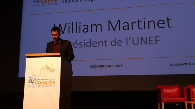 Visite de Najat Vallaud-Belkacem, congrès de l'UNEF