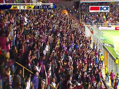 Gol: Saprissa 1 - 0 Herediano