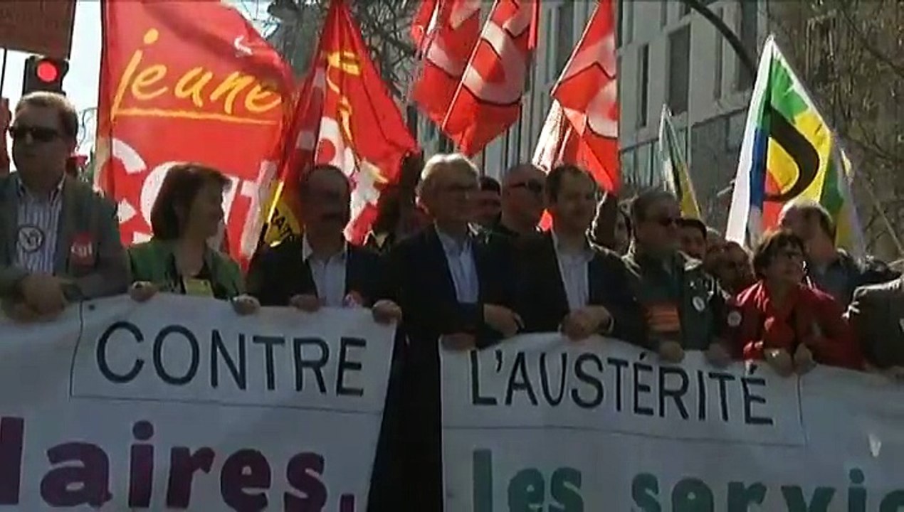 Mobilisation contre l'austérité à Paris : "succès retentissant"  pour les syndicats