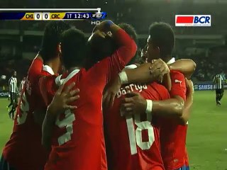 Gol: Chile 1 - Costa Rica 0