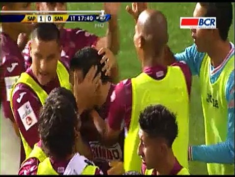 Gol: Saprissa 1 - Santos 0