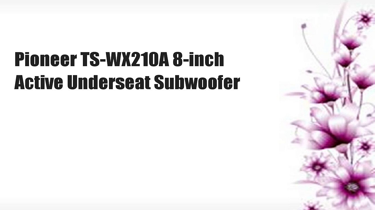 Pioneer TS-WX210A 8-inch Active Underseat Subwoofer