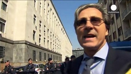 Milan: Man arrested after three killed in court shootings