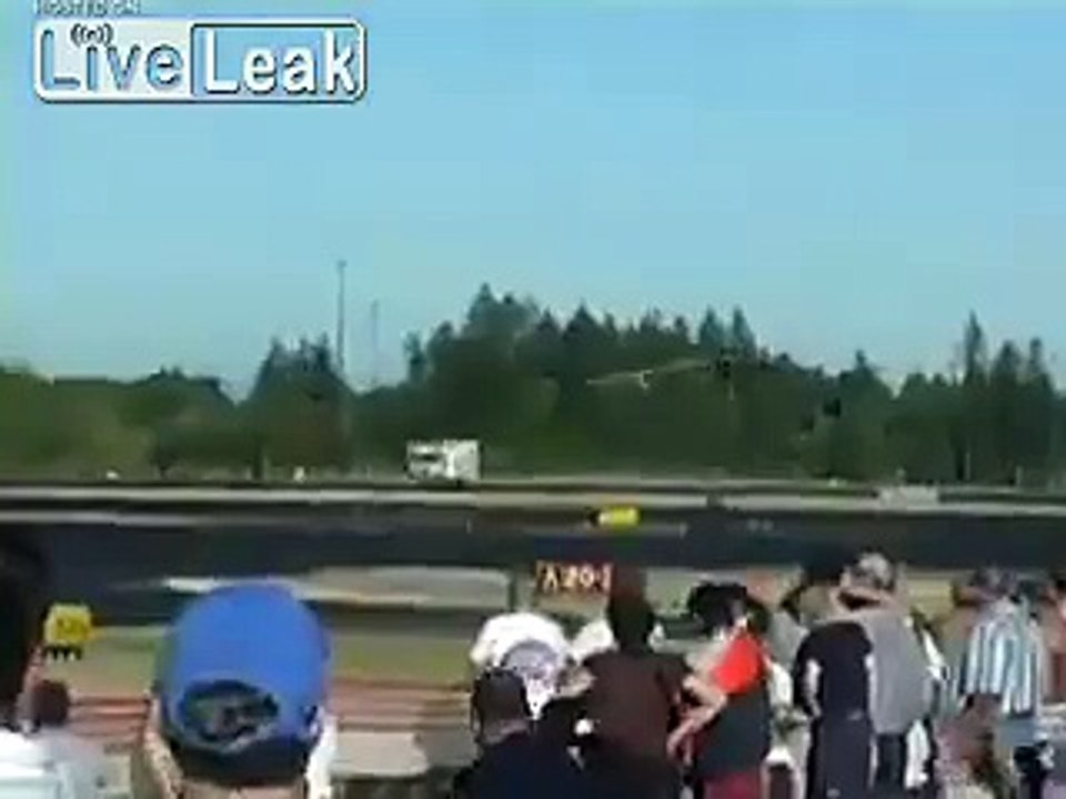 Plane Landing On Van