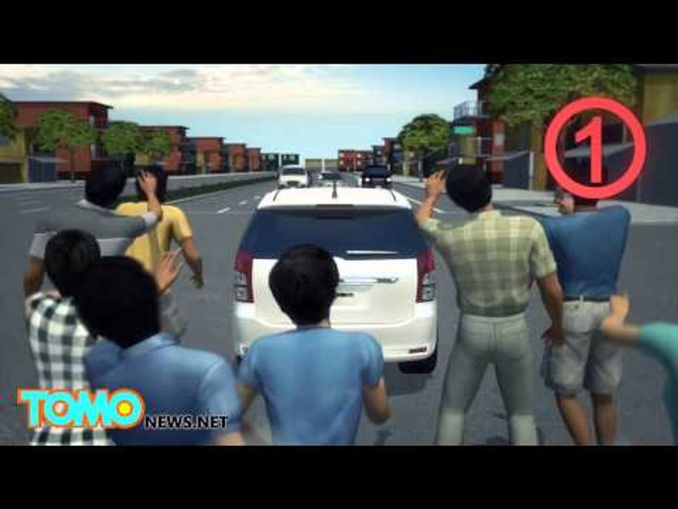 美國司機遊泰國揸錯方向狂撞13架車