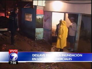 Lluvias generan inundaciones y daños en Poasito de Alajuela