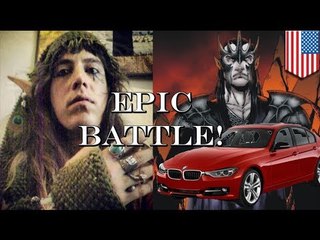 Темный эльф атаковал автомобиль