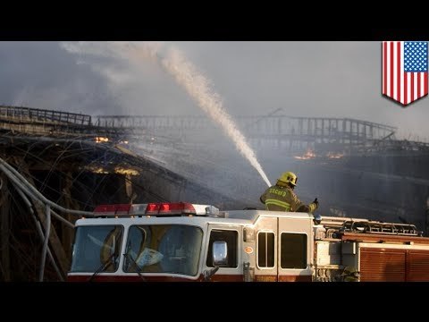 Пожар на внештатной автомагистрали