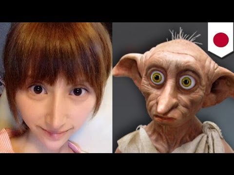 Чудеса пластической хирургии! Японская порнозвезда теперь похожа на домового-эльфа Добби!