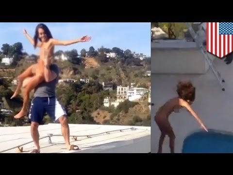 Прыжок с крыши в бассейн закончился травмой