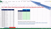 Ctrl   Shift   Enter: Excel Array Formulas #04.5: Join Array Operation or SUMIFS Function?