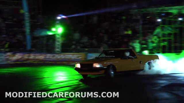 TYRKILR skidding at Burnouts Unleashed 2014