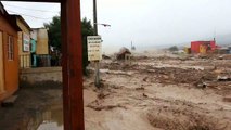 AMAZING Avalanche of Water And Mud in the Atacama Desert , Chile