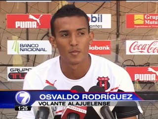 Osvaldo Rodríguez: 'Es un sueño estar en este equipo'