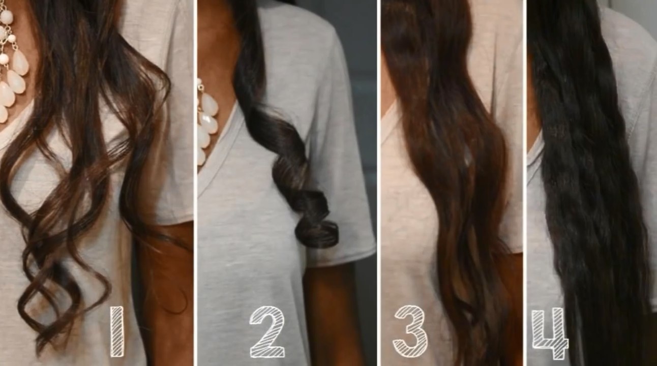 4 Ways to Curl/Wave Hair Using Flat Iron or Straightener