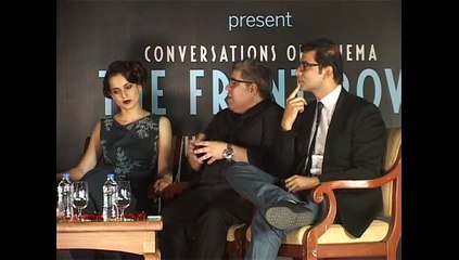 KANGNA RANAWAT ANUPAMA CHOPRA FIRST ROW BOOK LAUNCH