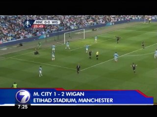 Manchester City 1 - Wigan 2