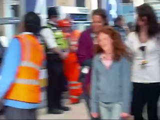 Harry Potter Cast at Filming in Kings Cross