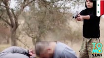 فيديو لداعش يظهر فيه طفل يعدم روسيان عملاء للمخابرات الروسية
