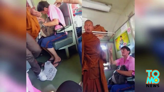 كاهن بوذي من تايلاند يضرب أسترالياً بال هوادة