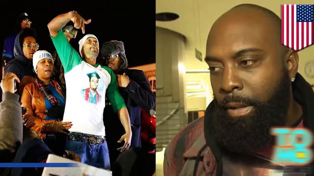 والد مايكل براون بالتبني يصرخ من أجل العدالة وبسبب ظلم العدالة الأمريكية