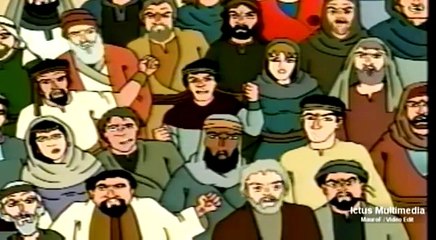 24- Arresto, juicio, muerte y resurreccion de Jesus - Dibujos animados - La Biblia Para Niños