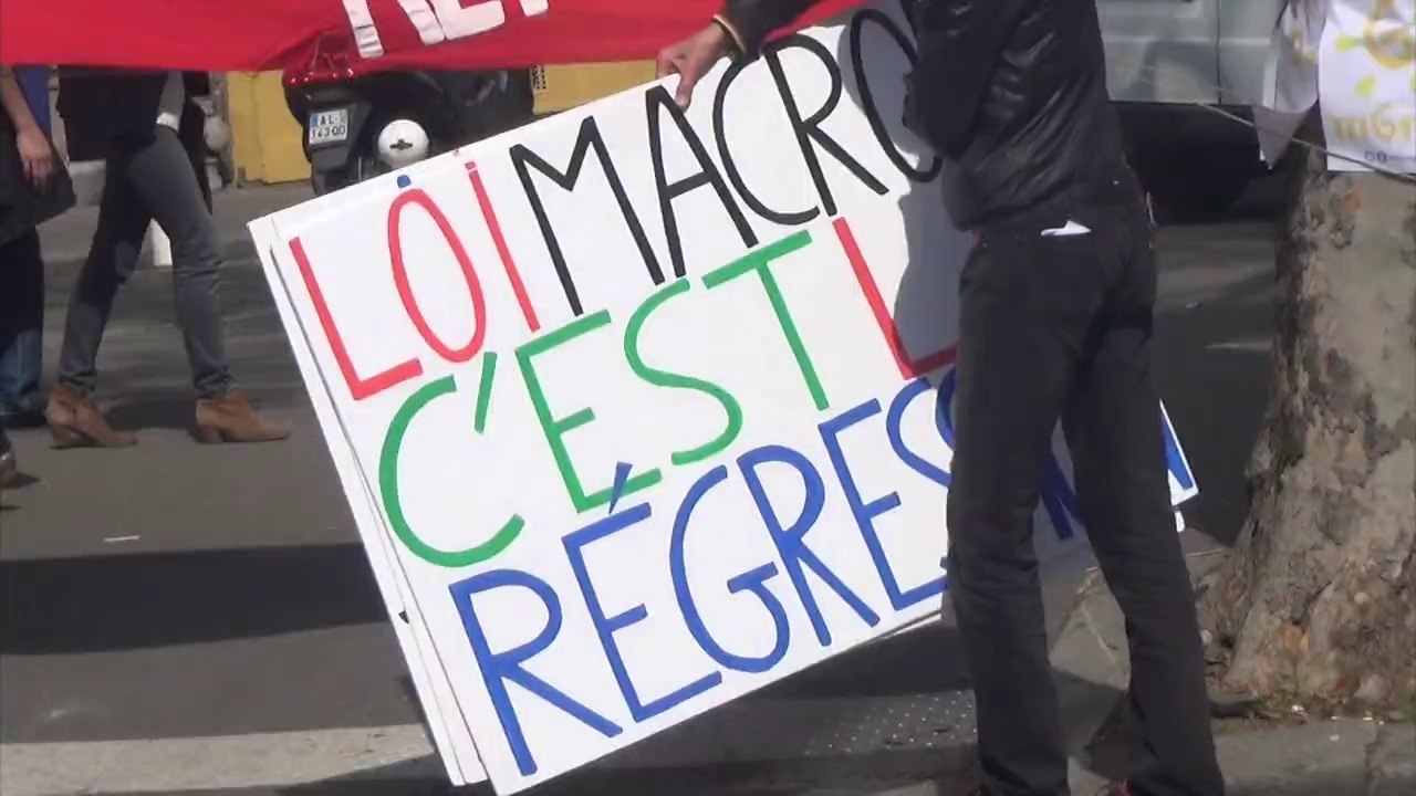 Manifestation du 9 avril contre la loi Macron et l'austérité