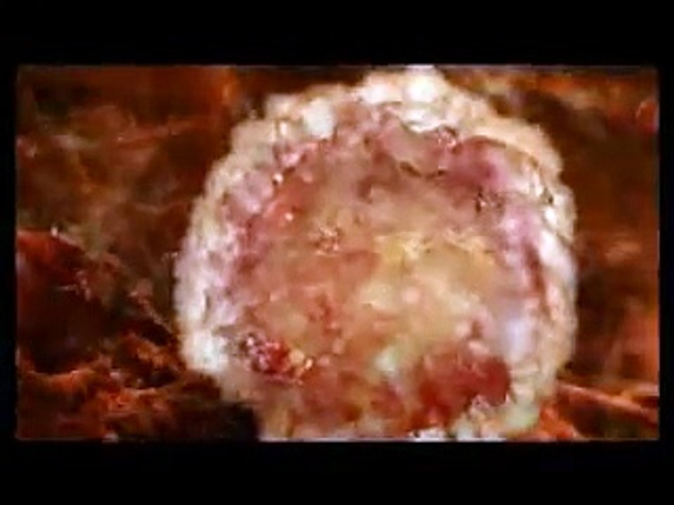 Baby playing inside womb