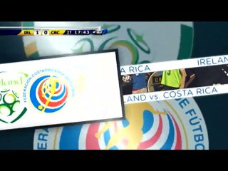 Gol Irlanda 1 - Costa Rica 1