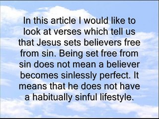 Freedom From Sin Part 1