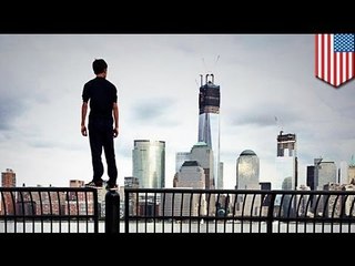 16-летний подросток забрался на вершину 540-метрового небоскрёба